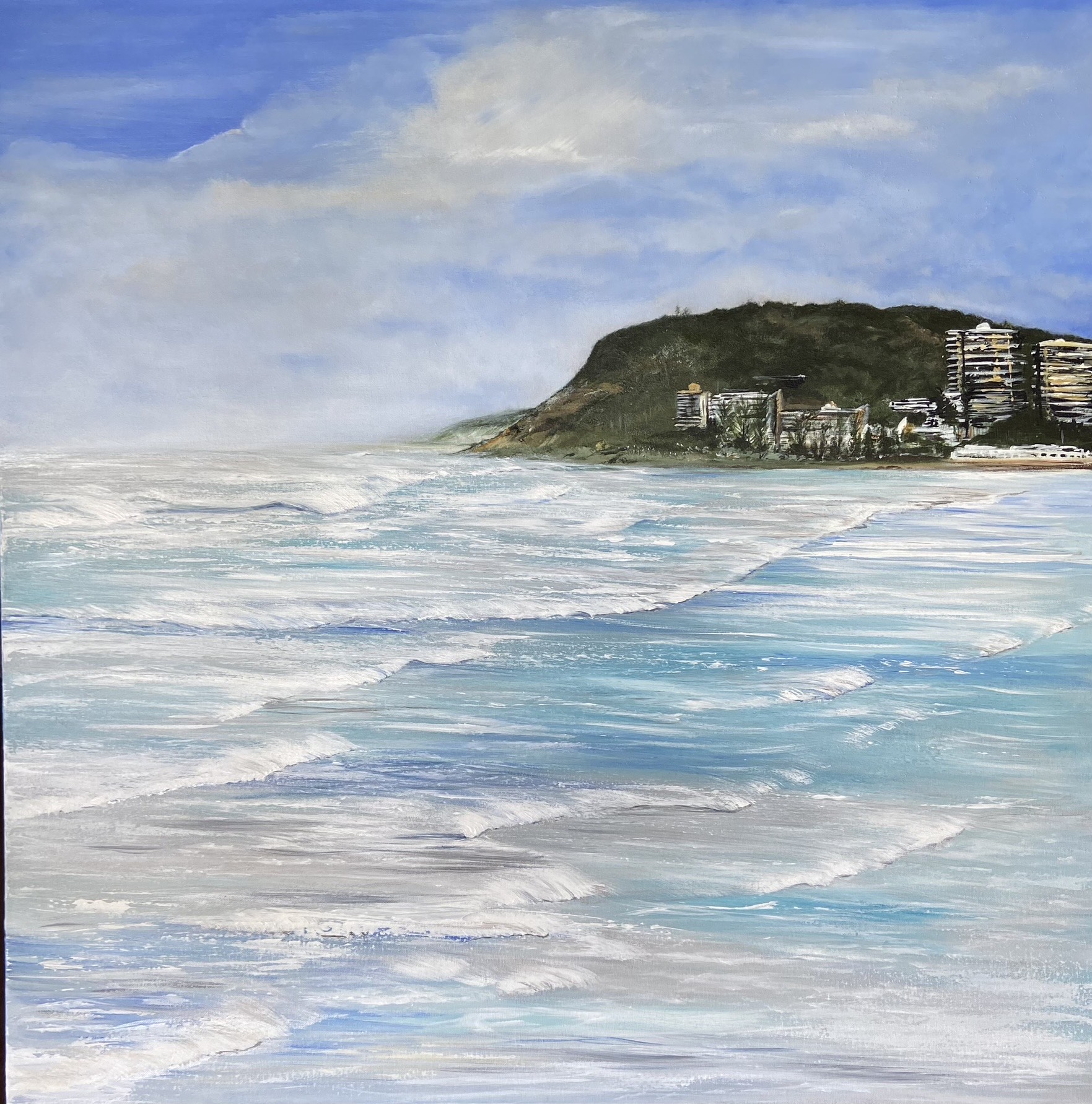 painting of Burleigh Heads