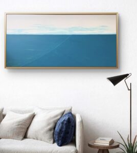 calm wave acrylic painting