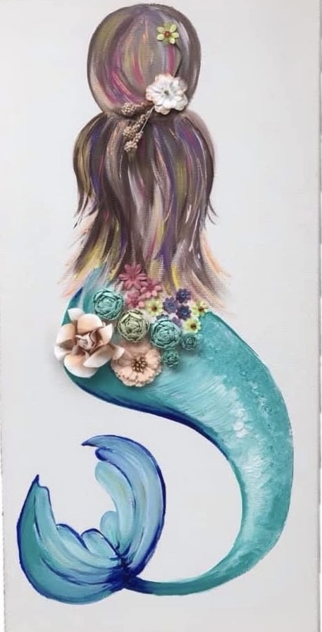 Mermaid paint and sip
